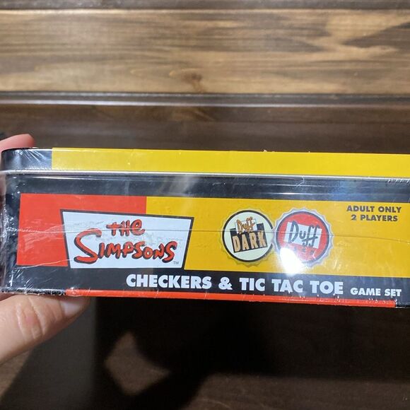 New The Simpson Checkers & Tic Tac Toe Game Set - Picture 5 of 5